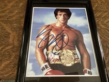 Sylvester Stallone Autographed