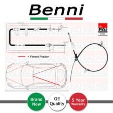 Hand Brake Cable Rear Left