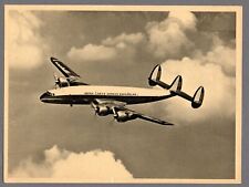 IBERIA LOCKHEED SUPER CONSTELLATION LARGE VINTAGE AIRLINE PHOTO IB CONNIE