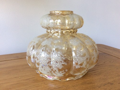 Vintage amber glass - amber, shade