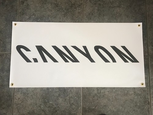Canyon bicycles banner - banner, sign