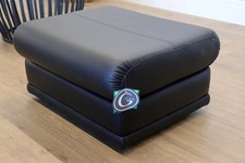 G Plan Malvern Cambridge Black - L854 Leather Selection Medium Storage Footstool