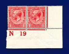 1912 SG357 1d Deep Brick Red