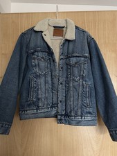 Levi's Men's Vintage Fit Denim Jacket, Size M, Fur Lined