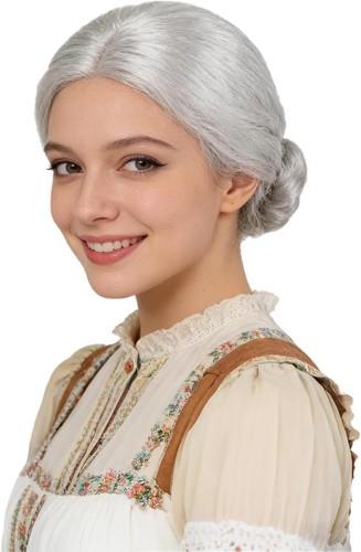 Old lady wig for women - lady, granny