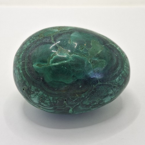 Malachite egg 375g - egg, 7cm