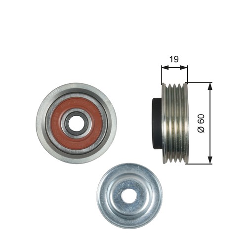 Gates t39181 tensioner pulley - tensioner,