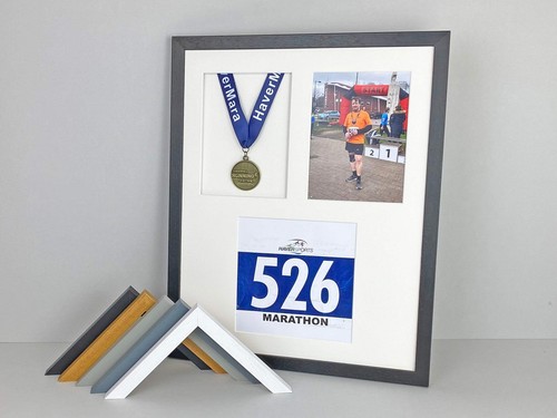 Medal display frame with - medal,