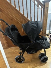 Twins Baby Deryan Double Stroller Or Push Chair Black New