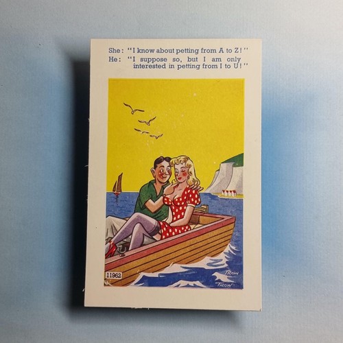Saucy comic postcard c1965 - saucy,