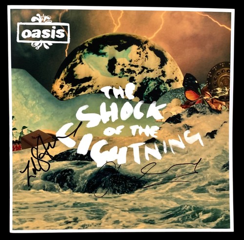 Signed oasis zak starkey - zak, chris
