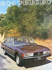 The Peugeot 604 Cars Range