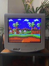 Sony Trinitron KV-14LM1U 14" RGB Retro Gaming CRT TV