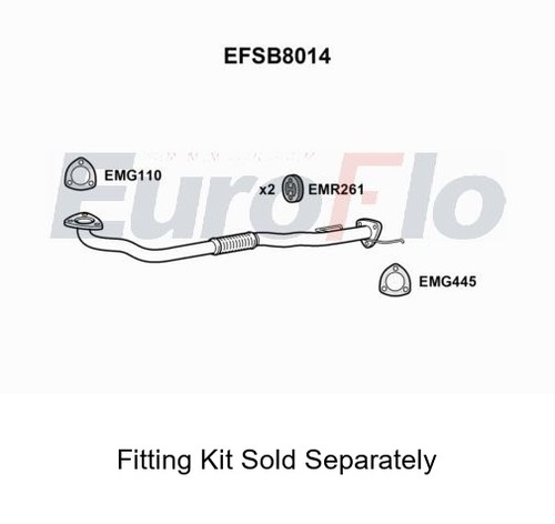 Pipe front exhaust - pipe, system