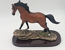 The Leonardo Collection Bay Throughbred Horse Figurine Christmas Gift