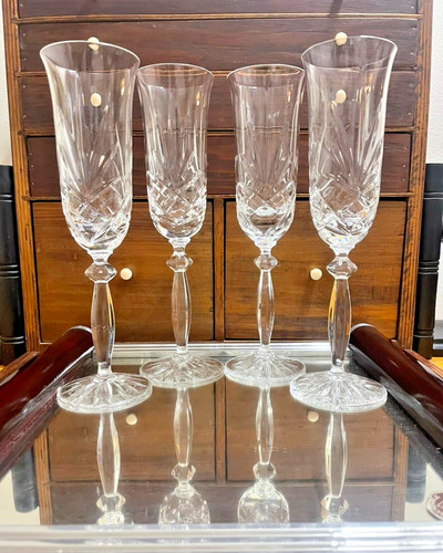Vintage crystal cut - crystal,
