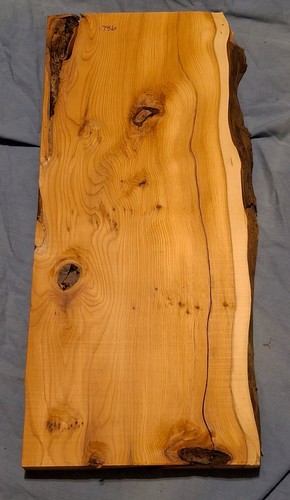 Rustic yew waney edge 26mm - waney,
