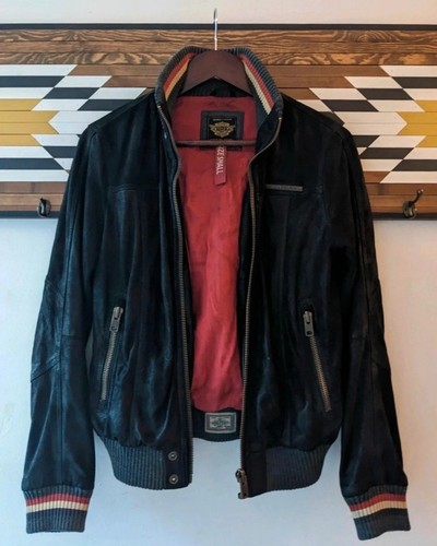 Superdry leather jacket - superdry,
