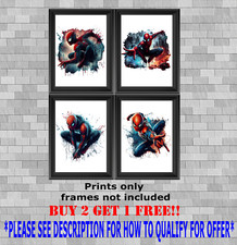 Marvel Spiderman Superhero Wall Art Poster Print Picture Gift A5 A4 A3