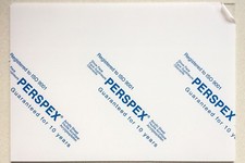 Clear cast perspex acrylic - cast,