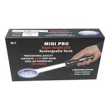 NEW Quality Cluson Clulite ML7 Super Bright Rechargeable CREE LED Torch