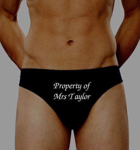 Personalised underwear briefs