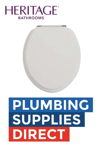 Heritage toilet seat dove - seat,