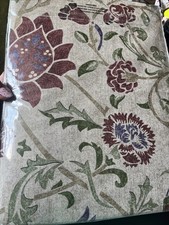 Vantona Galiana Double Duvet Cover Pillowcases  Red Beige Floral, New. Sealed