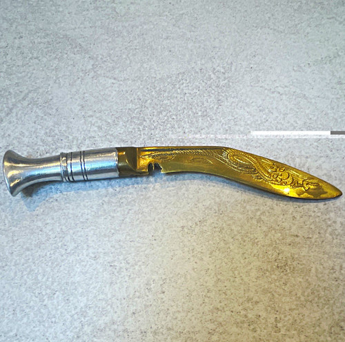 Vintage brass nepalese - brass,