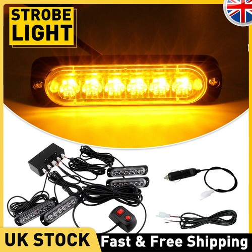 Amber recovery strobe - 4x,