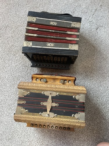 Antique vintage accordians - 2,