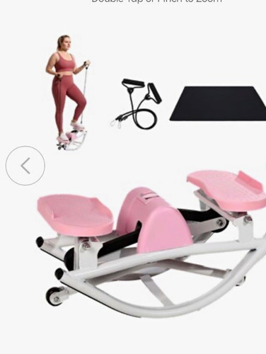 Pink mini stepper - stepper, lcd