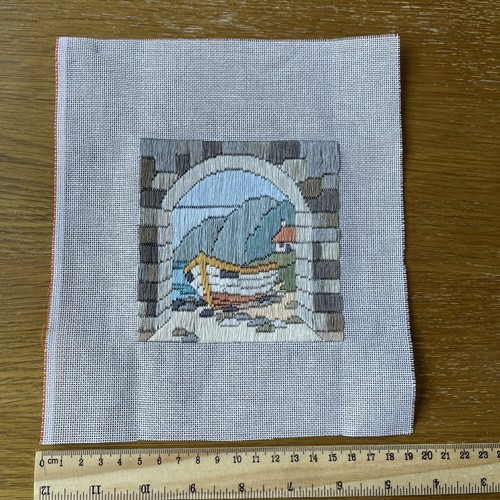 Seaside long stitch scene - long,