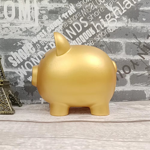 Pig shape piggy bank reusable - bank,
