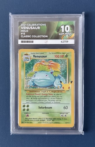 Ace gem mint venusaur - gem,