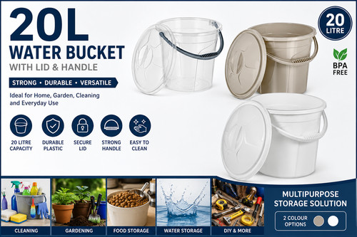 20l water bucket with - |,