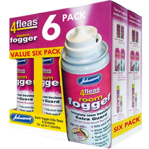 Johnsons 4fleas fogger pack - 4fleas, 6