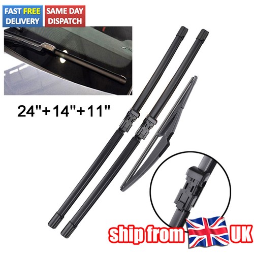 Front rear windscreen wiper - rear,