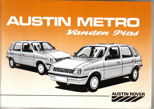 Austin metro vanden plas 1986 - vanden,