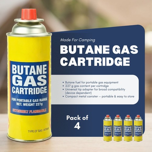 Butane gas bottles canisters - 4,