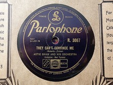 ARTIE SHAW - They Can't Convince Me / It's The Same Old Dream 78 rpm disc