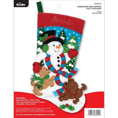 Bucilla felt christmas - 18",