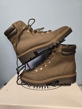Primark Ladies Brown Laced Up Combat Ankle Boots Size UK 8 EUR 42 BNWT
