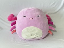 Squishmallows Cailey The Crab 12” 30cm Soft Toy Pink Kellytoy RARE Squishmallow