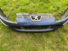 Peugeot 407 Mk1 Ph1 Estate Front Bumper In Blue With Marks Complete
