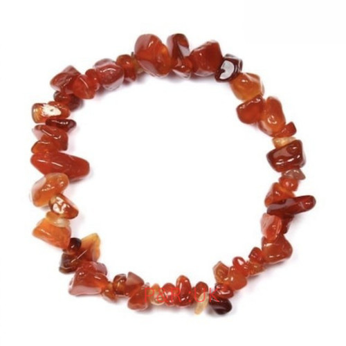 Red carnelian crystal gemstone - red,