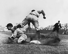 TY COBB SLIDES SAFELY IN TO