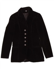 Vintage Womens 5 Button Velvet