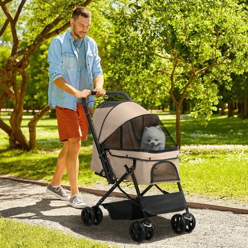 Pet stroller pushchair travel - stroller,