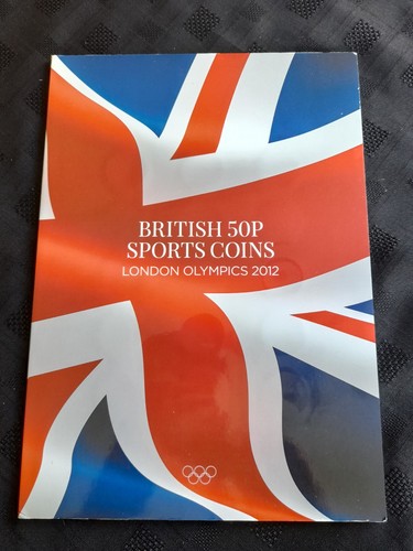 Olympic 50p coin album - coin, london